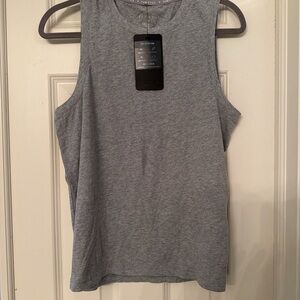 Fabletics Heather Gray Muscle Tee